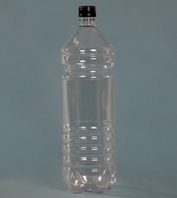 Бутылка 3 л. прозрачная/голубая