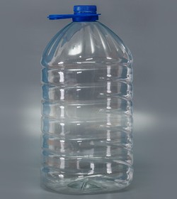Бутылка Прозрачная/Голубая 5 л (38мм)